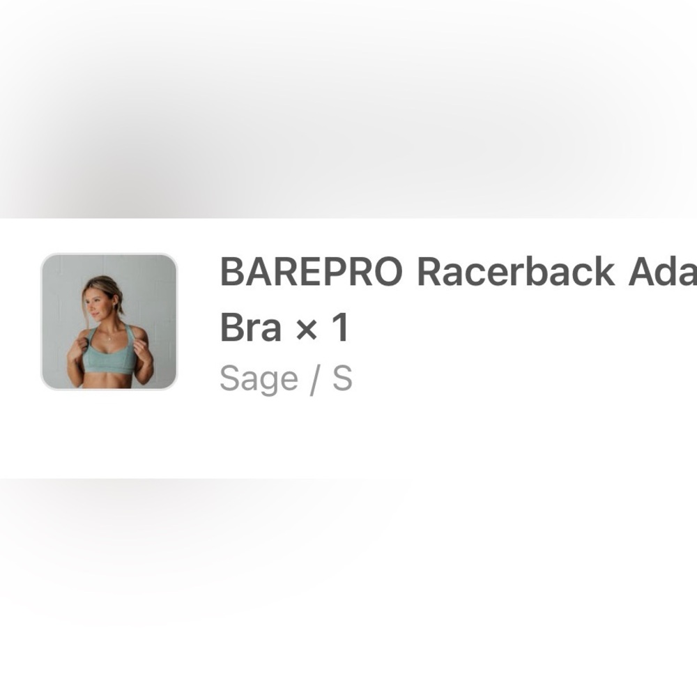 P'tula BAREPRO Racerback Adapt Bra - Picture 6 of 6